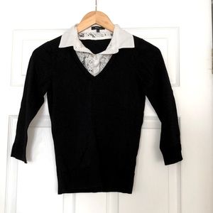 Vintage R&W blouse
